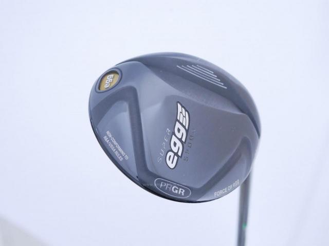 Fairway Wood : PRGR : หัวไม้ 3 PRGR Super Egg (หน้าเด้งเกินกฏ COR 0.84 ปี 2017 หายากมาก) Loft 16 Flex R (M-37)