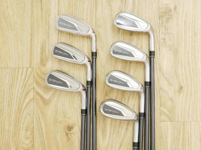 Iron set : Taylormade : ชุดเหล็ก Taylormade Stealth HD (ออกปี 2022 Japan Spec. ใบใหญ่มาก ตีง่ายสุดๆ) มีเหล็ก 6-Pw,Aw,Sw (7 ชิ้น) ก้านกราไฟต์ Mitsubishi Tensei TM60 Flex S