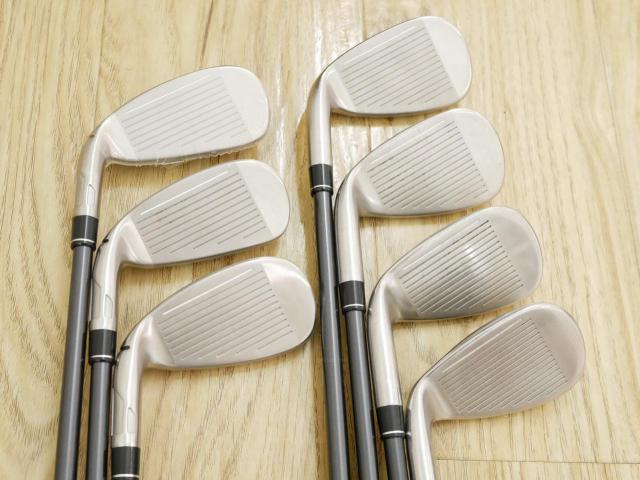 Iron set : Taylormade : ชุดเหล็ก Taylormade Stealth HD (ออกปี 2022 Japan Spec. ใบใหญ่มาก ตีง่ายสุดๆ) มีเหล็ก 6-Pw,Aw,Sw (7 ชิ้น) ก้านกราไฟต์ Mitsubishi Tensei TM60 Flex S