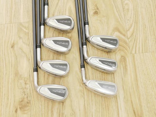 Iron set : Taylormade : ชุดเหล็ก Taylormade Stealth HD (ออกปี 2022 Japan Spec. ใบใหญ่มาก ตีง่ายสุดๆ) มีเหล็ก 6-Pw,Aw,Sw (7 ชิ้น) ก้านกราไฟต์ Mitsubishi Tensei TM60 Flex S