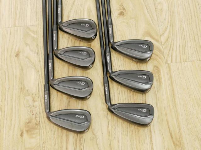 Iron set : Ping : ชุดเหล็ก Ping G710 (ปี 2021 Japan Spec. ใบใหญ่ ง่ายที่สุด ไกลที่สุดของ Ping) มีเหล็ก 6-Pw,Aw,Sw (7 ชิ้น) ก้านกราไฟต์ Ping ALTA Distanza 40 Flex R