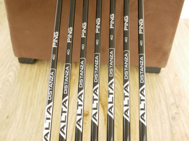 Iron set : Ping : ชุดเหล็ก Ping G710 (ปี 2021 Japan Spec. ใบใหญ่ ง่ายที่สุด ไกลที่สุดของ Ping) มีเหล็ก 6-Pw,Aw,Sw (7 ชิ้น) ก้านกราไฟต์ Ping ALTA Distanza 40 Flex R