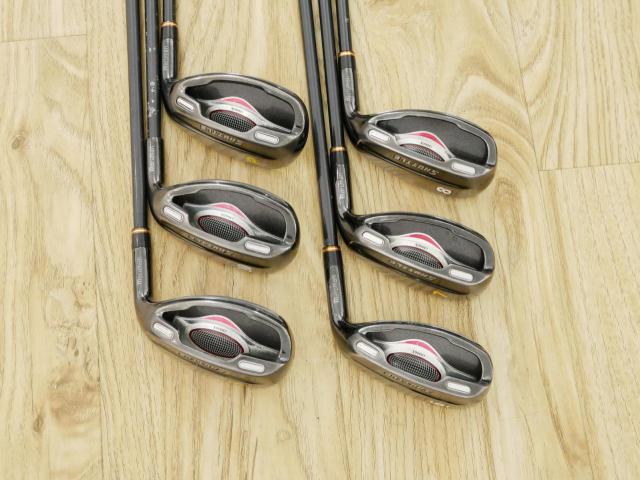 Iron set : Maruman : ชุดเหล็กกระเทย Maruman Shuttle i3000x มีเหล็ก 6-10,Pw (6 ชิ้น เทียบเท่า 5-Pw) ก้านกราไฟต์ Flex R 