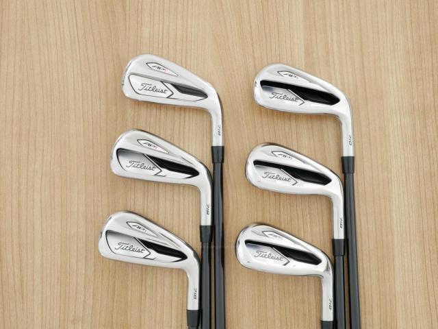 Iron set : Titleist : ชุดเหล็ก Titleist AP1 718 (ออกปี 2018) มีเหล็ก 5-Pw (6 ชิ้น) ก้านกราไฟต์ Fujikura MCI 60 Flex S