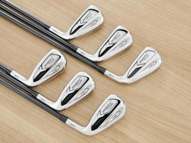 Iron set : Titleist : ชุดเหล็ก Titleist AP1 718 (ออกปี 2018) มีเหล็ก 5-Pw (6 ชิ้น) ก้านกราไฟต์ Fujikura MCI 60 Flex S