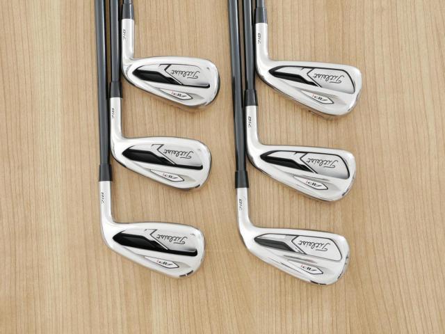 Iron set : Titleist : ชุดเหล็ก Titleist AP1 718 (ออกปี 2018) มีเหล็ก 5-Pw (6 ชิ้น) ก้านกราไฟต์ Fujikura MCI 60 Flex S