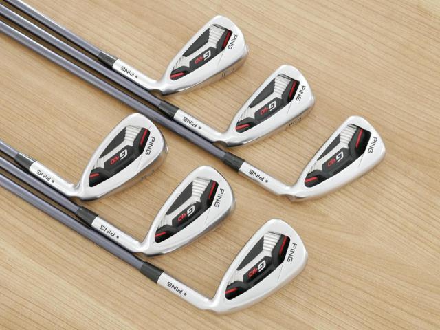 Iron set : Ping : ชุดเหล็ก Ping G410 (รุ่นปี 2019 Japan Spec. ใบใหญ่ ง่าย ไกล) มีเหล็ก 5-Pw (6 ชิ้น) ก้านกราไฟต์ ALTA J CB Flex R