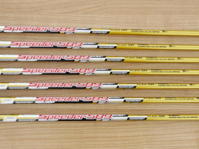 Iron set : Katana : ชุดเหล็ก Katana Sword ATC-589 (ตีง่าย ไกล) มีเหล็ก 6-Pw,Aw,Sw (7 ชิ้น) ก้าน Speeder 589 Flex SR