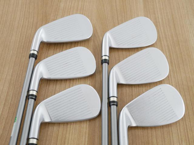 Iron set : PRGR : ชุดเหล็ก PRGR Egg PF Forged (ตีง่ายและไกลมากๆ โกงสุดๆ) มีเหล็ก 6-Pw,Aw (6 ชิ้น) ก้านกราไฟต์ M-43 Flex S