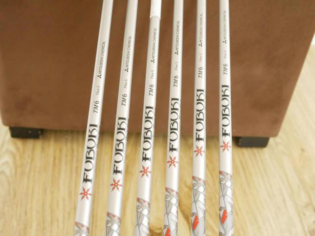 Iron set : Taylormade : ชุดเหล็ก Taylormade M6 (ออกปี 2019 Japan Spec) มีเหล็ก 5-Pw (6 ชิ้น) ก้านกราไฟต์ Mitsubishi FUBUKI TM6 Flex S