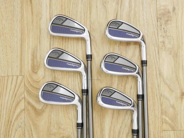 Iron set : Callaway : ชุดเหล็ก Callaway Paradym (รุ่นปี 2023 Japan Spec.) มีเหล็ก 6-Pw,Aw (6 ชิ้น) ก้าน Steelfiber i95 Flex S