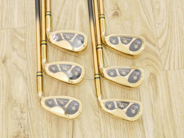 Iron set : Other Brand : **ของใหม่ ยังไม่แกะพลาสติก** ชุดเหล็ก Mutsumi Honma MH777 One Length (ใบใหญ่ ตีง่าย ไกล) มีเหล็ก 5-Pw (6 ชิ้น) ก้านกราไฟต์ Flex R