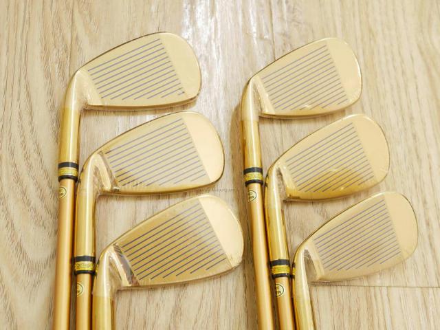 Iron set : Other Brand : **ของใหม่ ยังไม่แกะพลาสติก** ชุดเหล็ก Mutsumi Honma MH777 One Length (ใบใหญ่ ตีง่าย ไกล) มีเหล็ก 5-Pw (6 ชิ้น) ก้านกราไฟต์ Flex R