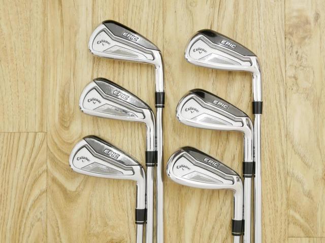 Iron set : Callaway : ชุดเหล็ก Callaway EPIC Forged Star (รุ่นท้อปสุด ปี 2020 ตีไกลกว่าปกติ 2 เบอร์) มีเหล็ก 6-Pw,Aw (6 ชิ้น) ก้านเหล็ก NS PRO 950 NEO FLEX S