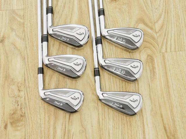 Iron set : Callaway : ชุดเหล็ก Callaway EPIC Forged Star (รุ่นท้อปสุด ปี 2020 ตีไกลกว่าปกติ 2 เบอร์) มีเหล็ก 6-Pw,Aw (6 ชิ้น) ก้านเหล็ก NS PRO 950 NEO FLEX S