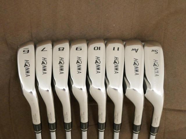 Iron set : Honma : ชุดเหล็ก Honma Bezeal 525 (ออกปี 2016 รุ่นนี้ใบใหญ่ที่สุดของ Honma) มีเหล็ก 6-11,Aw,SW (8 ชิ้น)  ก้านเหล็ก NS Pro 950 Flex R