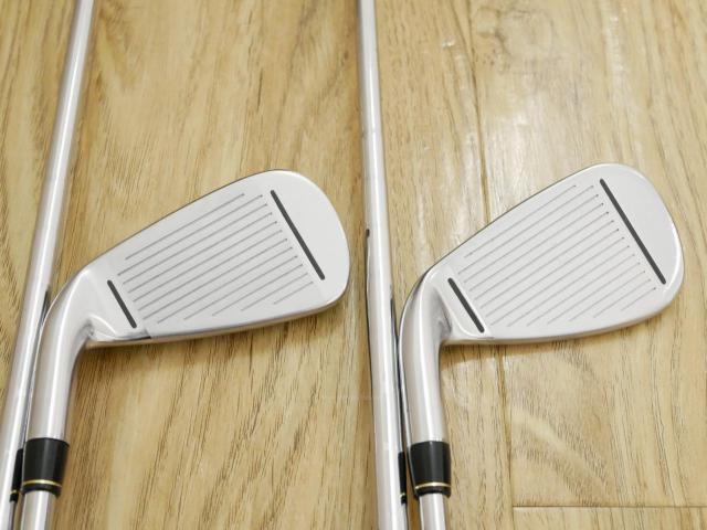 Iron set : Taylormade : ชุดเหล็ก Taylormade Gloire G (รุ่นท๊อปสุด ตีไกลมากๆ เหล็ก 7 Loft 26.5 หน้าเด้ง) มีเหล็ก 6-Pw (5 ชิ้น) ก้านเหล็ก NS Pro 830 Flex S