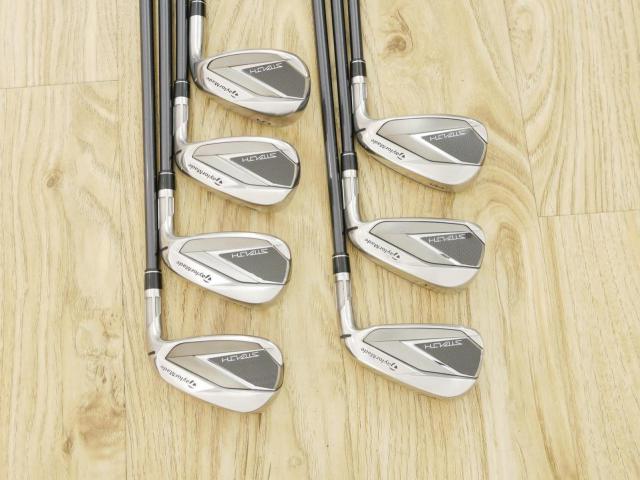 Iron set : Taylormade : ชุดเหล็ก Taylormade Stealth (ออกปี 2022 Japan Spec.) มีเหล็ก 6-Pw,Aw,Sw (7 ชิ้น) ก้านกราไฟต์ Mitsubishi Tensei TM60 Flex R