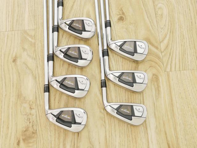 Iron set : Callaway : ชุดเหล็ก Callaway Rogue ST Max Fast (ออกปี 2022 ตีง่ายที่สุด ไกลสุดของ Callaway) มีเหล็ก 6-Pw,Aw,Gw (7 ชิ้น) ก้านเหล็ก NS Pro ZELOS 7 Flex S