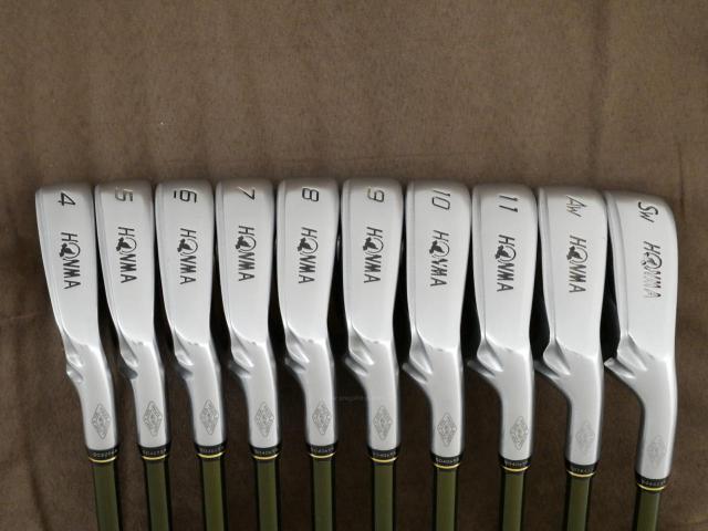 Iron set : Honma : **ก้าน 3 ดาว** Honma Beres MG703 (หน้าเด้ง) มีเหล็ก 4-11,Aw,Sw (10 ชิ้น เทียบเท่า 3-Pw,Aw,Sw) ก้าน ARMRQ UD49 Flex R (3 ดาว)