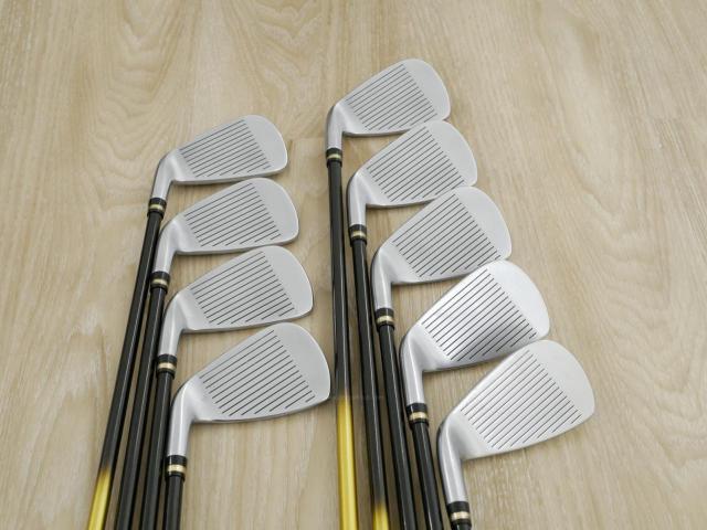 Iron set : Honma : **ก้าน 3 ดาว** ชุดเหล็ก Honma Beres IS-01 (หน้าเด้ง Maraging) มีเหล็ก 5-11,Aw,Sw (9 ชิ้น เทียบเท่า 4-Pw,Aw,Sw) ก้าน ARMRQ 6 (49) FLex R (3 ดาว)