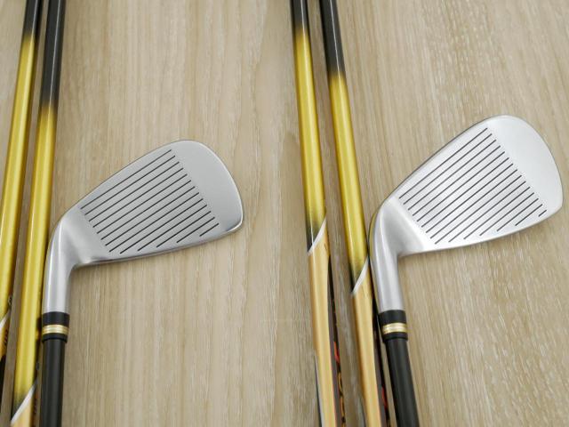 Iron set : Honma : **ก้าน 3 ดาว** ชุดเหล็ก Honma Beres IS-01 (หน้าเด้ง Maraging) มีเหล็ก 5-11,Aw,Sw (9 ชิ้น เทียบเท่า 4-Pw,Aw,Sw) ก้าน ARMRQ 6 (49) FLex R (3 ดาว)