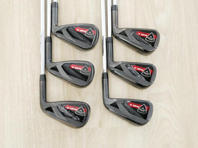 Iron set : Callaway : ชุดเหล็ก Callaway RAZR X Black มีเหล็ก 5-Pw (6 ชิ้น) ก้านเหล็ก NS Pro 950 Flex S