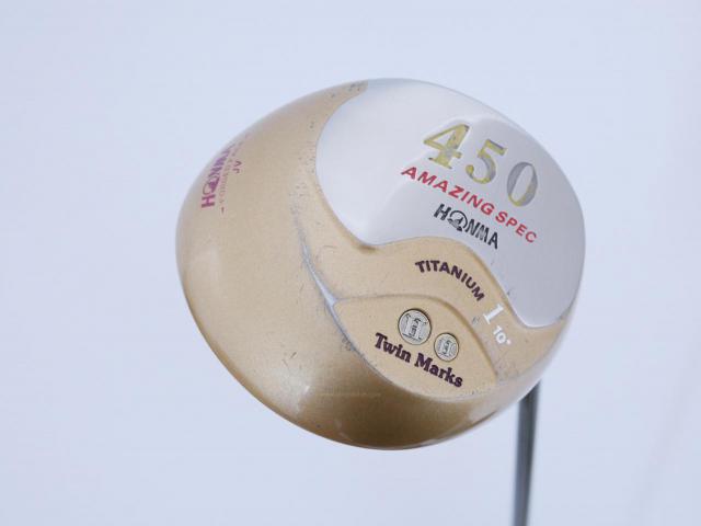 Driver : Honma : **ก้าน 4 ดาว** ไดรเวอร์ Honma Amazing Spec 450 (450cc. หน้าเด้งเกินกฏ) Loft 10 flex R (4 ดาว) 