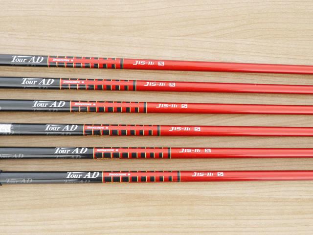 Iron set : Bridgestone : ชุดเหล็ก Bridgestone J15 (ตีง่าย ไกล) มีเหล็ก 5-PW (6 ชิ้น) ก้านกราไฟต์ Tour AD Flex S