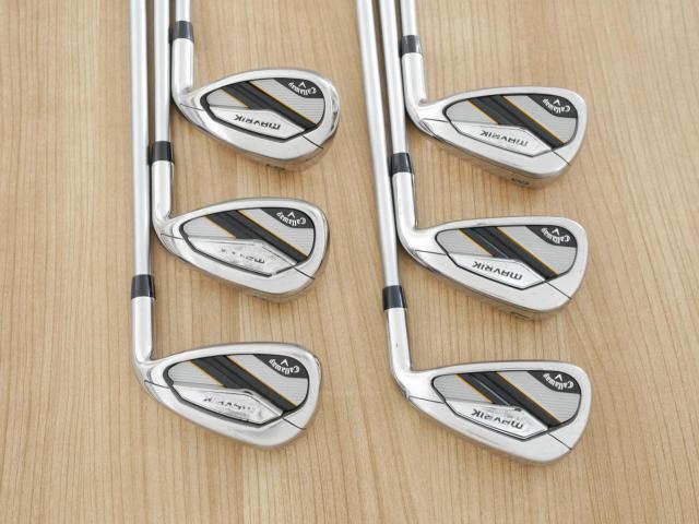 Iron set : Callaway : ชุดเหล็ก Callaway Mavrik (ปี 2020 ตีง่าย ไกลมากๆ) มีเหล็ก 6-Pw,Gw (6 ชิ้น) ก้านกราไฟต์ Mitsubishi Diamana 50 Flex R