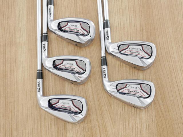 Iron set : Honma : ชุดเหล็ก Honma Bezeal 535 (ปี 2019 รุ่นนี้ใบใหญ่ที่สุดของ Honma) มีเหล็ก 6-10 (5 ชิ้น) ก้านเหล็ก NS Pro 950 Flex S
