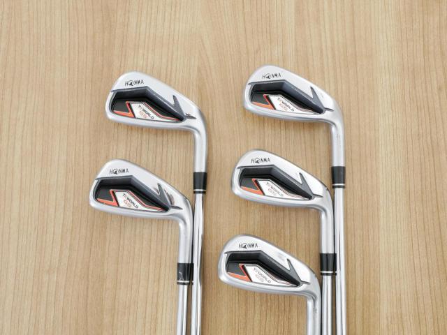 Iron set : Honma : ชุดเหล็ก Honma Tour World GS (ออกปี 2021 ใบใหญ่ ตีง่าย ไกล) มีเหล็ก 6-10 (5 ชิ้น) ก้านเหล็ก NS Pro Zelos Flex R