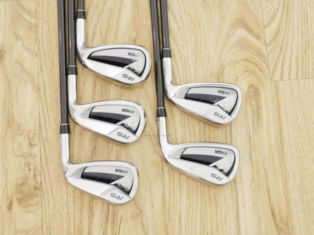 Iron set : PRGR : ชุดเหล็ก PRGR RS Titanium Face (ออกปี 2017 ตีไกล) มีเหล็ก 6-Pw (5 ชิ้น) ก้านกราไฟต์ Tour AD 75 Flex R