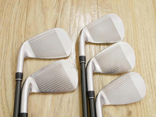 Iron set : PRGR : ชุดเหล็ก PRGR RS Titanium Face (ออกปี 2017 ตีไกล) มีเหล็ก 6-Pw (5 ชิ้น) ก้านกราไฟต์ Tour AD 75 Flex R