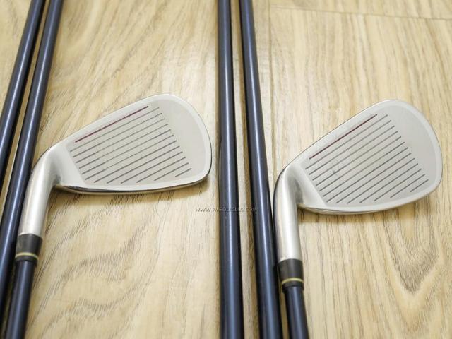 Iron set : Mizuno : ชุดเหล็ก Mizuno JPX E500 Ti-Face มีเหล็ก 5-Pw (6 ชิ้น) ก้านกราไฟต์ Flex R