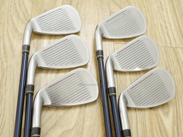 Iron set : Mizuno : ชุดเหล็ก Mizuno JPX E500 Ti-Face มีเหล็ก 5-Pw (6 ชิ้น) ก้านกราไฟต์ Flex R