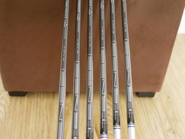 Iron set : Callaway : ชุดเหล็ก Callaway Paradym Ai Smoke (รุ่นล่าสุด ออกปี 2024 ตีง่ายมาก ไกล Japan Spec.) มีเหล็ก 5-Pw (6 ชิ้น) ก้านกราไฟต์ Fujikura TENSEI 50 Flex R