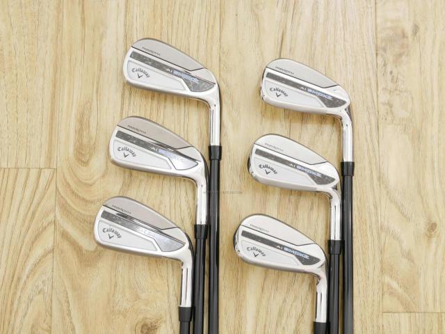 Iron set : Callaway : ชุดเหล็ก Callaway Paradym Ai Smoke (รุ่นล่าสุด ออกปี 2024 ตีง่ายมาก ไกล Japan Spec.) มีเหล็ก 5-Pw (6 ชิ้น) ก้านกราไฟต์ Fujikura TENSEI 50 Flex R