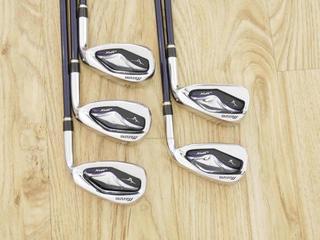 Iron set : Mizuno : ชุดเหล็ก Mizuno JPX EIII Hot Metal (รุ่นท้อป หน้าเด้ง ตีไกล) มีเหล็ก 6-Pw (5 ชิ้น) ก้านกราไฟต์ Flex SR