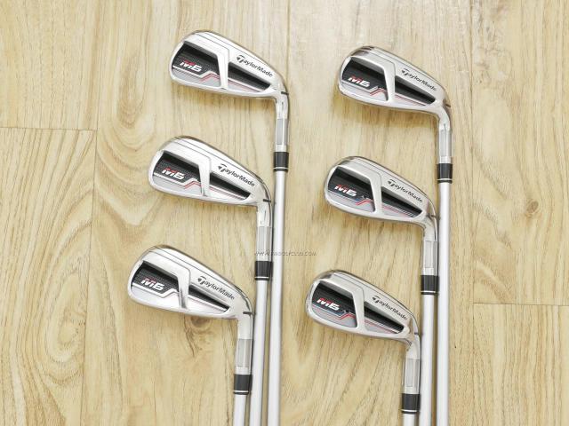 Iron set : Taylormade : ชุดเหล็ก Taylormade M6 (ออกปี 2019 Japan Spec) มีเหล็ก 5-Pw (6 ชิ้น) ก้านกราไฟต์ Mitsubishi FUBUKI TM6 Flex S