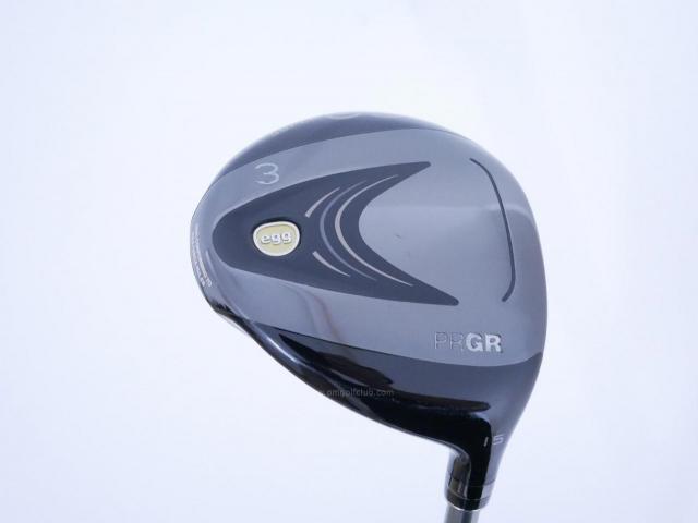 Fairway Wood : PRGR : หัวไม้ 3 PRGR Super Egg (รุ่นปี 2023 หน้าเด้งเกินกฏ COR 0.84 หายากมาก) Loft 15 ก้าน M-37 Flex R