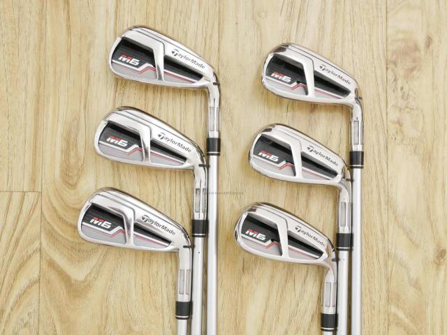 Iron set : Taylormade : ชุดเหล็ก Taylormade M6 (ออกปี 2019 Japan Spec) มีเหล็ก 5-Pw (6 ชิ้น) ก้านกราไฟต์ Mitsubishi FUBUKI TM6 Flex S