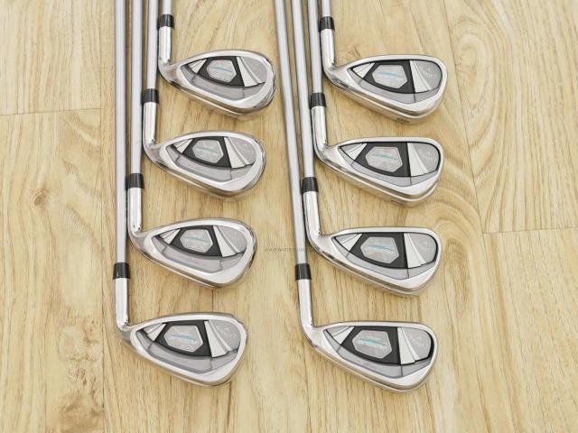 Iron set : Callaway : ชุดเหล็ก Callaway Rogue Star CF18 (ออกปี 2018 ตีง่าย ไกลมากๆ) มีเหล็ก 5-Pw,Aw,Gw (8 ชิ้น) ก้านกราไฟต์ Mitsubishi FUBUKI 50 Flex R