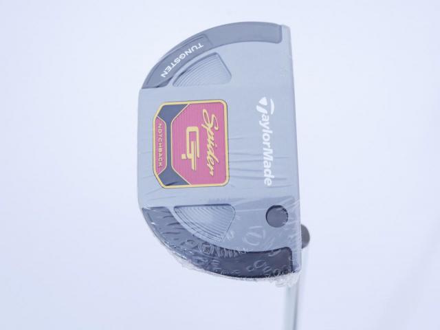 Putter : All : **ของใหม่ ยังไม่แกะพลาสติก** พัตเตอร์ Taylormade Spider GT Notchback (ออกปี 2022) ยาว 34 นิ้ว