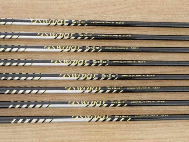 Iron set : Katana : ชุดเหล็ก Katana Snipe Iron GS-1 มีเหล็ก 5-Pw,Aw,Sw (8 ชิ้น) ก้านกราไฟต์ Flex R