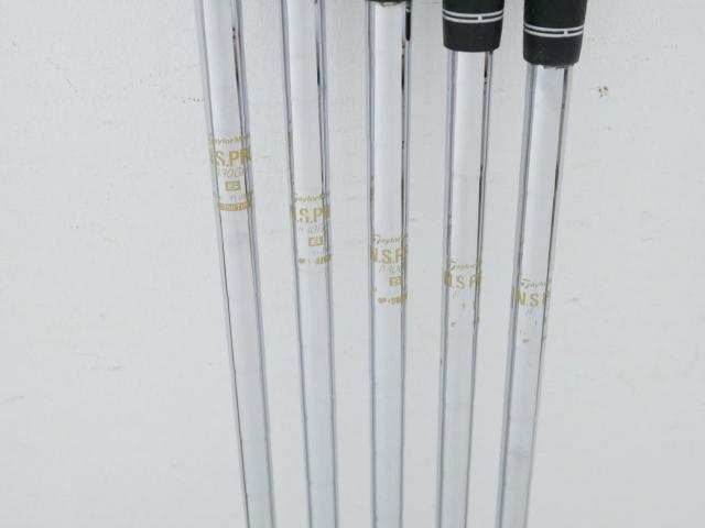 Iron set : Taylormade : ชุดเหล็ก Taylormade Gloire G (รุ่นท๊อปสุด ตีไกลมากๆ เหล็ก 7 Loft 26.5 หน้าเด้ง) มีเหล็ก 6-Pw (5 ชิ้น) ก้านเหล็ก NS Pro 830 Flex S