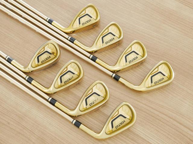 Iron set : Katana : ชุดเหล็ก Katana Voltio IV G Series II (ปี 2018) มีเหล็ก 5-Pw,Aw,Sw (8 ชิ้น) ก้านกราไฟต์ Fujikura Speeder 550 Flex R