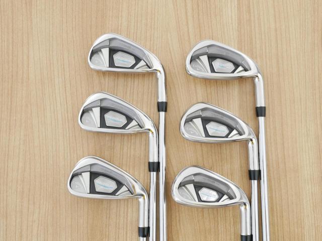 Iron set : Callaway : ชุดเหล็ก Callaway Rogue Star CF18 (ออกปี 2018 ตีง่าย ไกลมากๆ) มีเหล็ก 5-Pw (6 ชิ้น) ก้านเหล็ก NS Pro ZELOS 7 Flex S