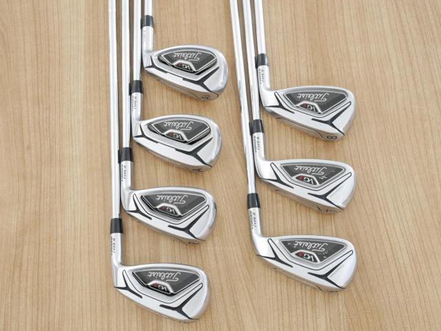 Iron set : Titleist : ชุดเหล็ก Titleist VG3 Type D Forged (รุ่นปี 2019 Japan Spec. ตีง่ายและไกลที่สุดของ Titleist) มีเหล็ก 6-Pw,Aw,As (7 ชิ้น) ก้านเหล็ก NS Pro Zelos 7 Flex R