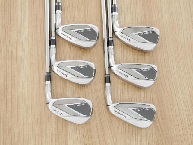 Iron set : Taylormade : ชุดเหล็ก Taylormade Stealth (ออกปี 2022 Japan Spec.) มีเหล็ก 6-Pw,Aw (6 ชิ้น) ก้านกราไฟต์ UST Mamiya ATTAS 80 Flex S